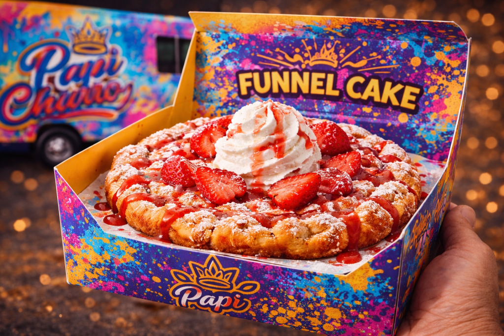 Papi Churro Food Truck - Funnel Cakes - Miami Dade, Broward, Palm Beach County